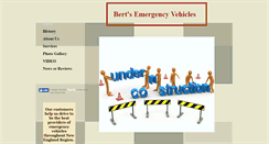 Desktop Screenshot of bertsemergencyvehicles.com